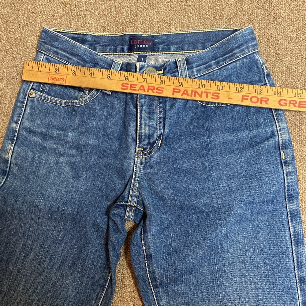 TOMMY JEANS size 1 Women Straight Leg Jeans - Picture 3 of 7